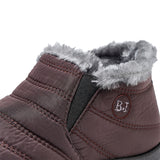 BAIRUILUN Cotton shoes for warmth and splash resistance, PU outsole for anti slip short boots for women
