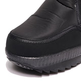 BAIRUILUN Men's and Women's High Top Warm Snow Boots Waterproof and Comfortable Outdoor Anti-slip Snow Boots