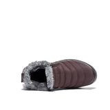 BAIRUILUN Cotton shoes for warmth and splash resistance, PU outsole for anti slip short boots for women