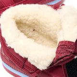 Bairuilun New Shoes Fashion Men's and Women's Snow Boots Rubber Anti slip Big Sole Anti splash Upper