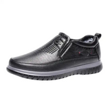 Custom men's low cut synthetic leather snow shoes winter warm plush sports and casual snow shoes for men