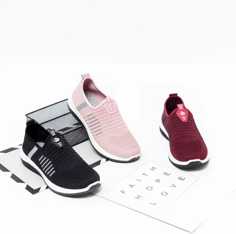 BaiRuiLun Low-cost High-quality Fashion Women Walking Shoes Lazy Casual Sneakers for daily wear