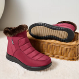 Custom Winter Suede Cotton Chunky Snow Boots Waterproof Snow Boots For Women