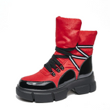 Winter warm plush anti-slip outsole short snow boots for ladies fashion popular waterproof women snow boots