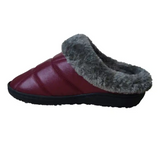 Anti-slip Solid Color Home Warm Plush Slippers For Women Comfortable Flat Soft Fur Plush Ladies Slippers
