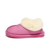 Fashion thickened home fluffy plush slipper for women winter warm fur lightweight indoor snow shoes plush slipper