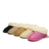 Fashion thickened home fluffy plush slipper for women winter warm fur lightweight indoor snow shoes plush slipper