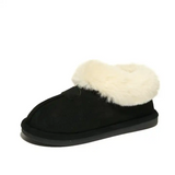 Fashion thickened home fluffy plush slipper for women winter warm fur lightweight indoor snow shoes plush slipper