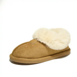 Fashion thickened home fluffy plush slipper for women winter warm fur lightweight indoor snow shoes plush slipper