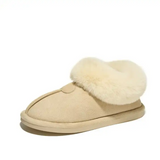 Fashion thickened home fluffy plush slipper for women winter warm fur lightweight indoor snow shoes plush slipper