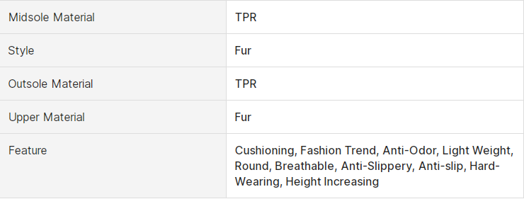 Fashion thickened home fluffy plush slipper for women winter warm fur lightweight indoor snow shoes plush slipper