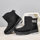Wholesale New Winter Plush Casual Comfortable Anti-slip Snow Boots Fashion Thick Soles Light Black Snow Shoes