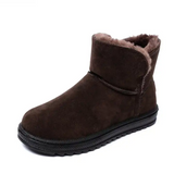 Wholesale Fashion Large Size Casual Winter Boots for Women Plush Warm Anti slip Plat Round Toe Snow Boots for Women
