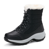 Factory Wholesale OEM ODM Plush Thick outsole Snow Boots High Top Outdoor Anti slip Winter Boots Shoes For Women