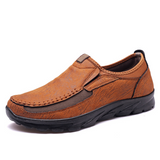 Plus-size Men's Shoes Fashion Breathable Men's Business Shoes British Lazy Slip-on Dad Single Shoes Casual Shoes Men