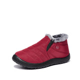 BAIRUILUN Cotton shoes for warmth and splash resistance, PU outsole for anti slip short boots for women