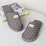 Custom Breathable Soft Flooring Cotton Slippers For Home OEM Four Seasons Bedroom Comfortable Couples Slippers