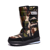 BAIRUILUN Men's and Women's High Top Warm Snow Boots Waterproof and Comfortable Outdoor Anti-slip Snow Boots