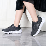 Custom Logo Breathable Lightweight Casual Women's Shoes Summer Women's Lace-up Soft Casual Shoes Sneakers