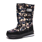 BAIRUILUN Men's and Women's High Top Warm Snow Boots Waterproof and Comfortable Outdoor Anti-slip Snow Boots
