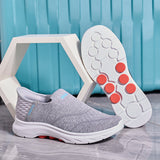 Wholesale Breathable Non-slip Lightweight Fly Woven Women Casual Shoes Flash Wear Technology Walking Sneakers