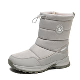 Customized winter snow boots for women's winter splash-proof, anti-skid, warm shoes, outdoor boots