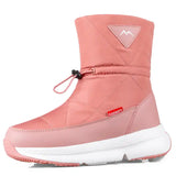 Winter Outdoor Anti-slip Women Colorful Casual Snow Boots Warm Waterproof Women's Snow Boots With Lace And Zipper