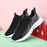 Sports shoes women's new summer colorful breathable mesh casual women's shoes flat bottomed soft soled travel shoes
