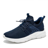 Fashion trend soft running style men lace up casual shoes breathable black casual sneakers men' s sport shoes