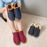 Winter plush keep warm shoes PU good quality upper shoes anti-slip cotton snow boots unisex shoes