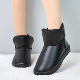 Unisex boots PU short lamb fur custom ankle winter snow boots for men or women