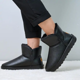 Unisex boots PU short lamb fur custom ankle winter snow boots for men or women