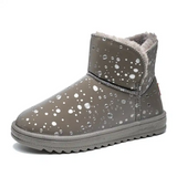 Winter Outdoor Ladies Sequined Boots Warm Boots Women Ankle Plush Cotton Shoes