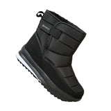 Wholesale Winter the new men's and women's high top waterproof snow boots thicken thermal outdoor casual black snow boots