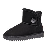 Wholesale Plush Warm Winter Shoes Boots for Women Fashion Trend Black Brown Winter Snow Boots for Women