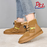 Wholesale New Version Large Size Thick Soled Plush Women Snow Boots Trend Women Winter Suede Winter Boots