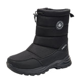 Customized winter snow boots for women's winter splash-proof, anti-skid, warm shoes, outdoor boots