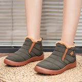 Winter plush keep warm shoes PU good quality upper shoes anti-slip cotton snow boots unisex shoes